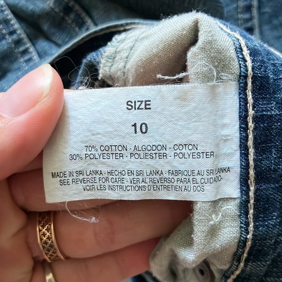 🍄Gloria Vanderbilt Y2K Denim Skirt (10) - Picture 7 of 8